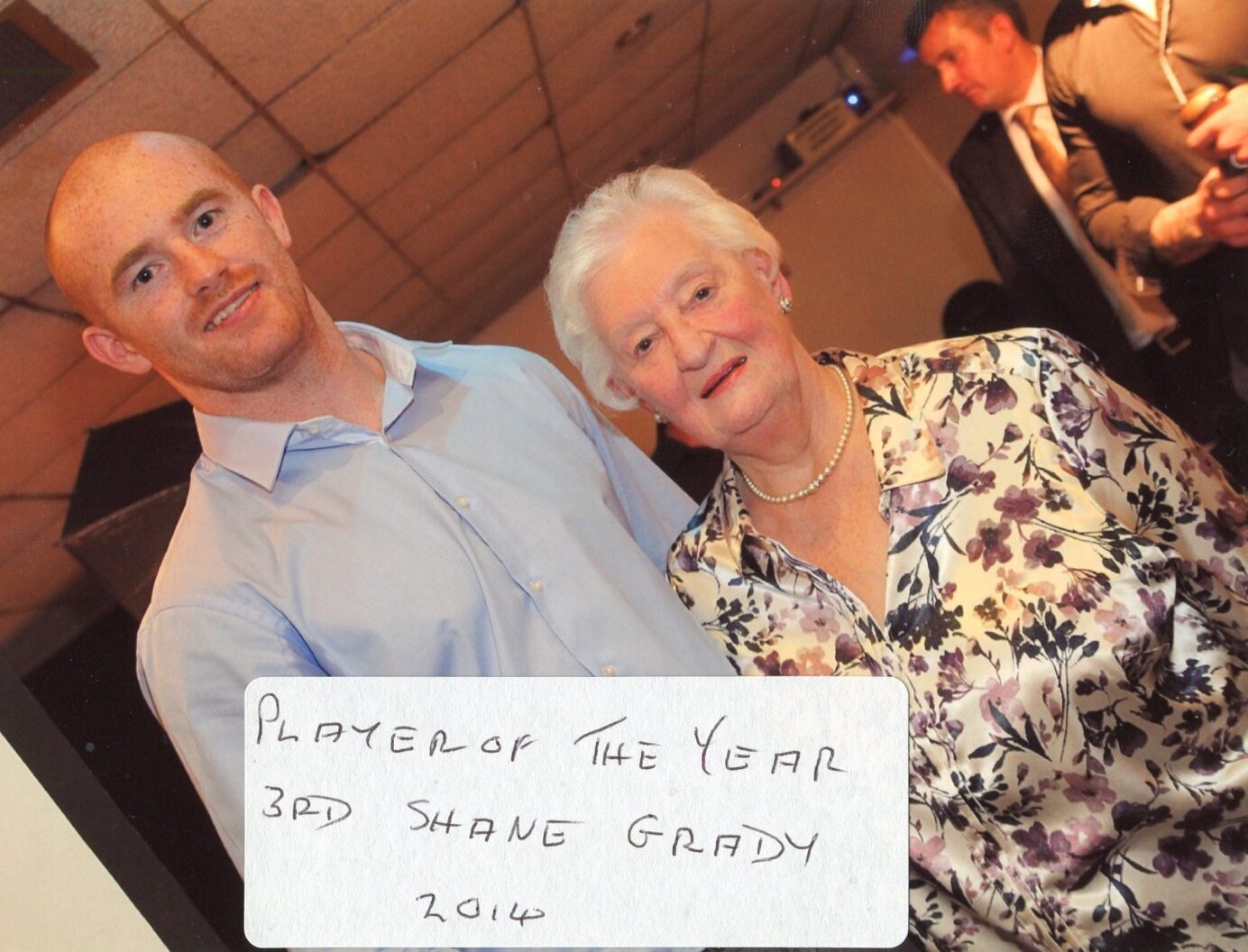 Elsie Fryer Collection - Shane Grady Player Of The Year 2014 (3rd)